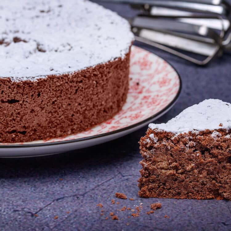 Caprese Torte in der Naschbox